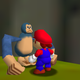 Last Impact includes plenty of ill-conceived original characters, like this monstrosity. (Screenshot: Super Mario 64: Last Impact)